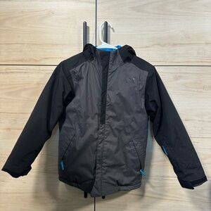 The North Face Kids Black and Gray winter coat